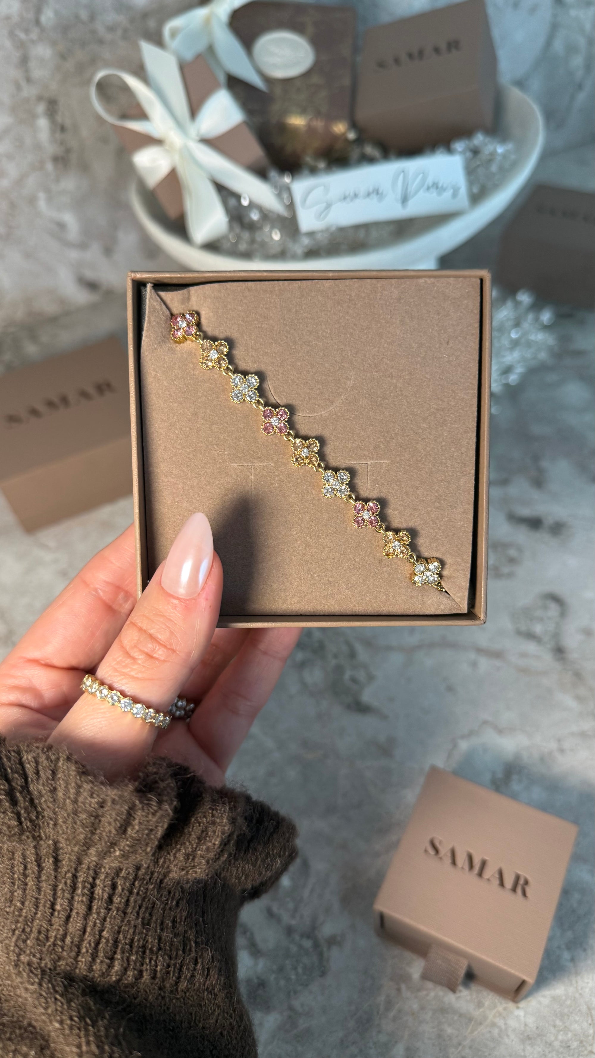Bracelet LAYALI TRIO CHAMPAGNE ✨