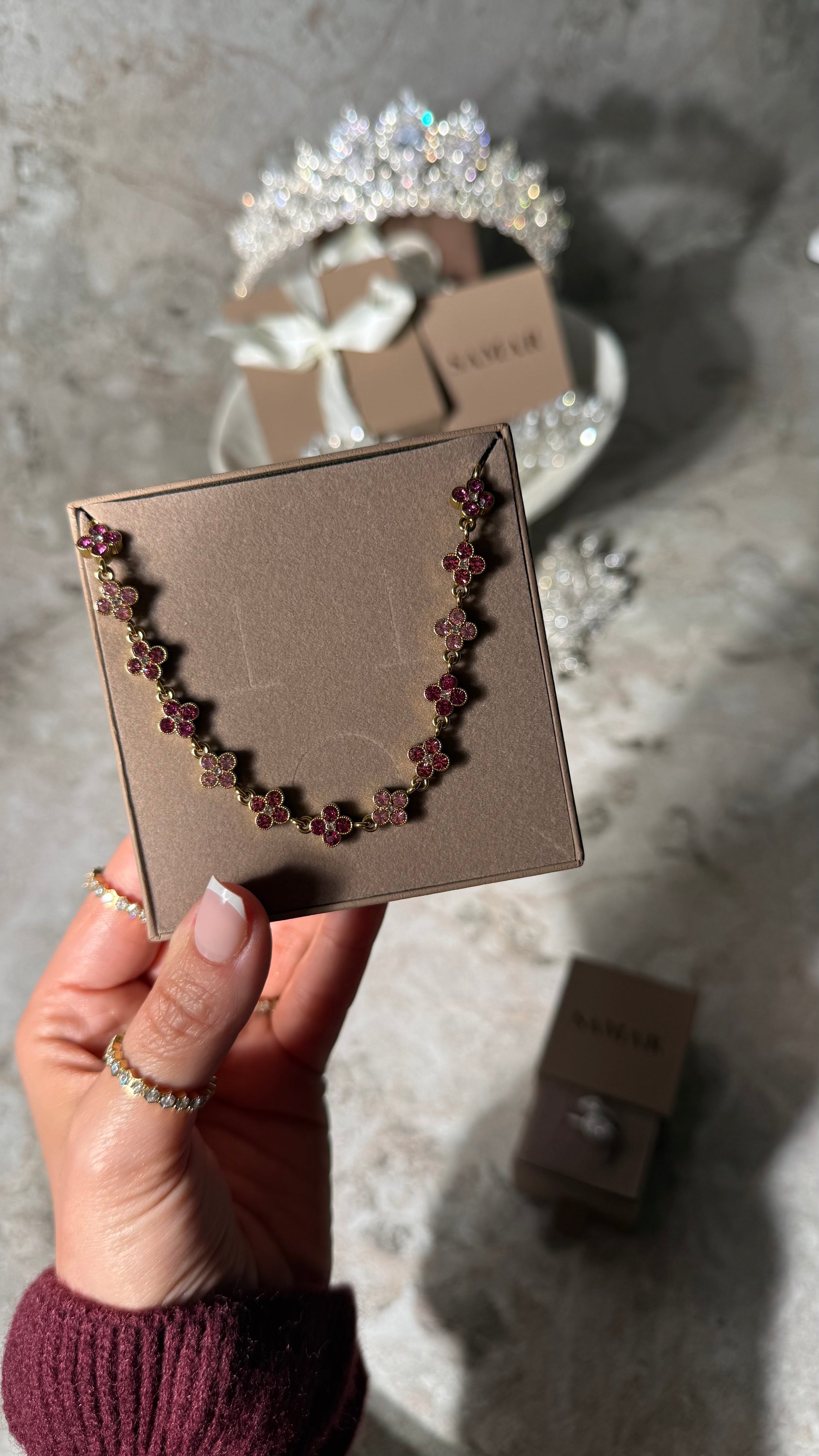 Collier LAYALI TRIO PINK 🌸