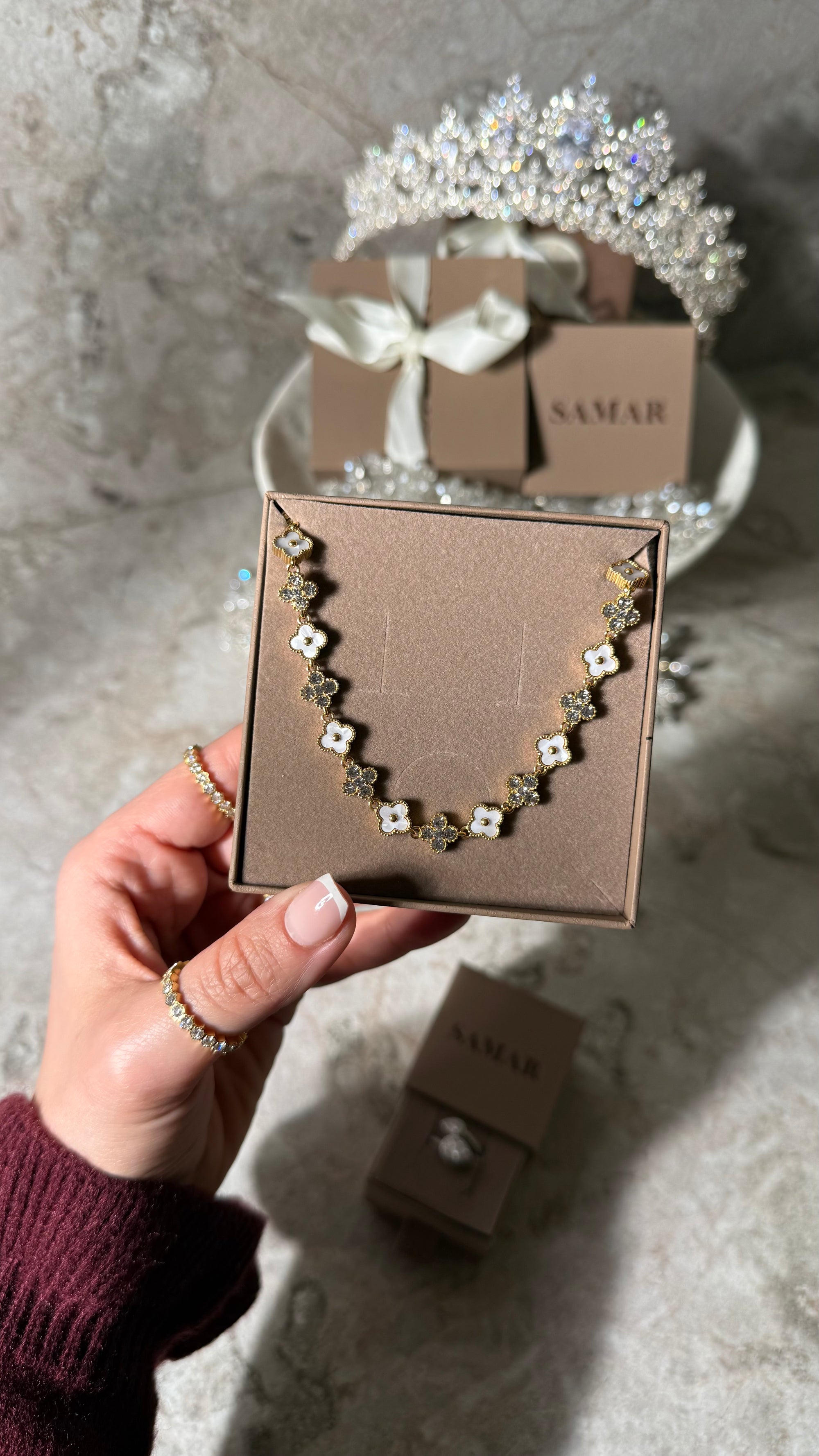 Collier LAYALI WHITE ICE ❄️