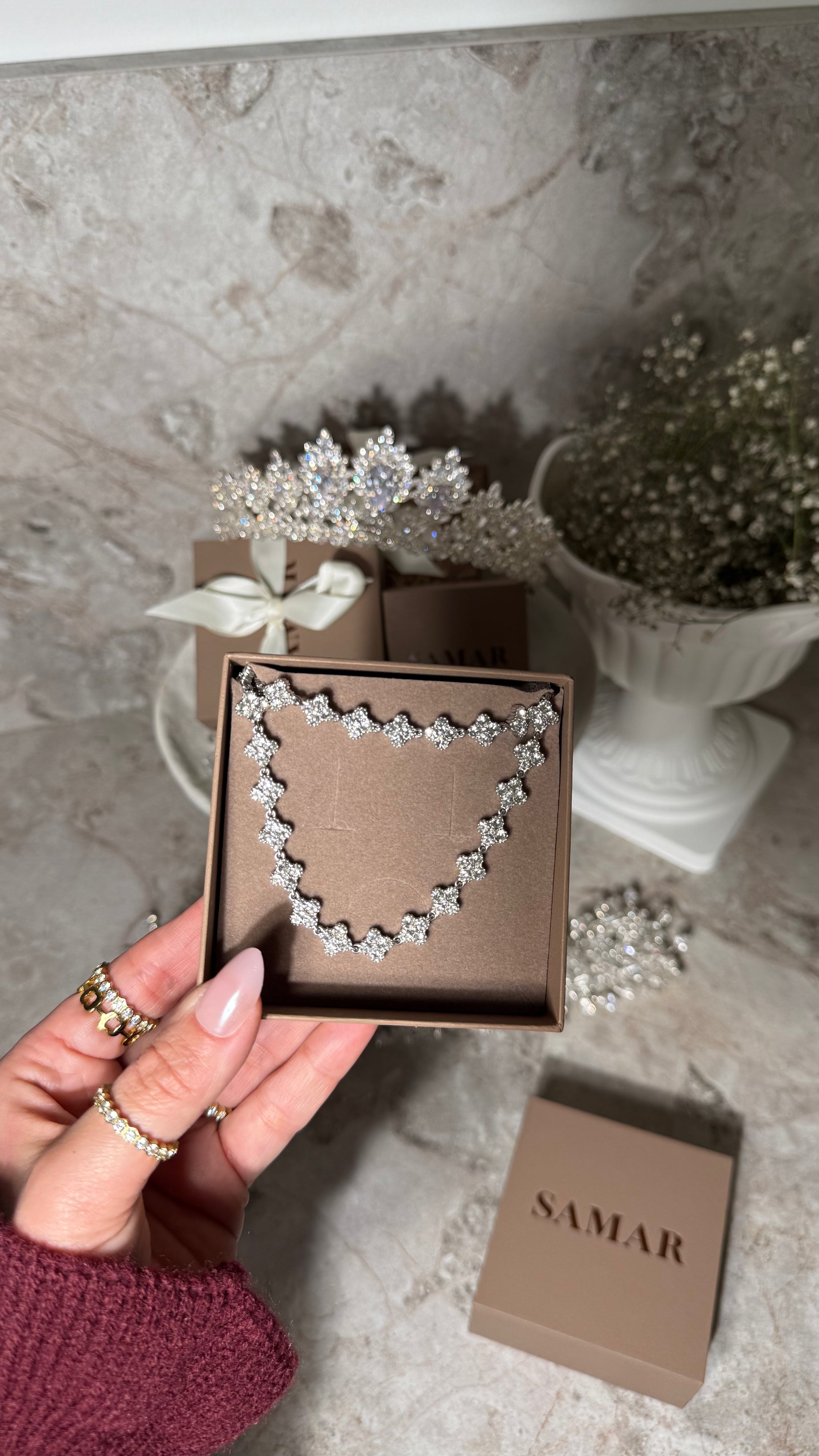 Parure LAYALI SILVER 🩶