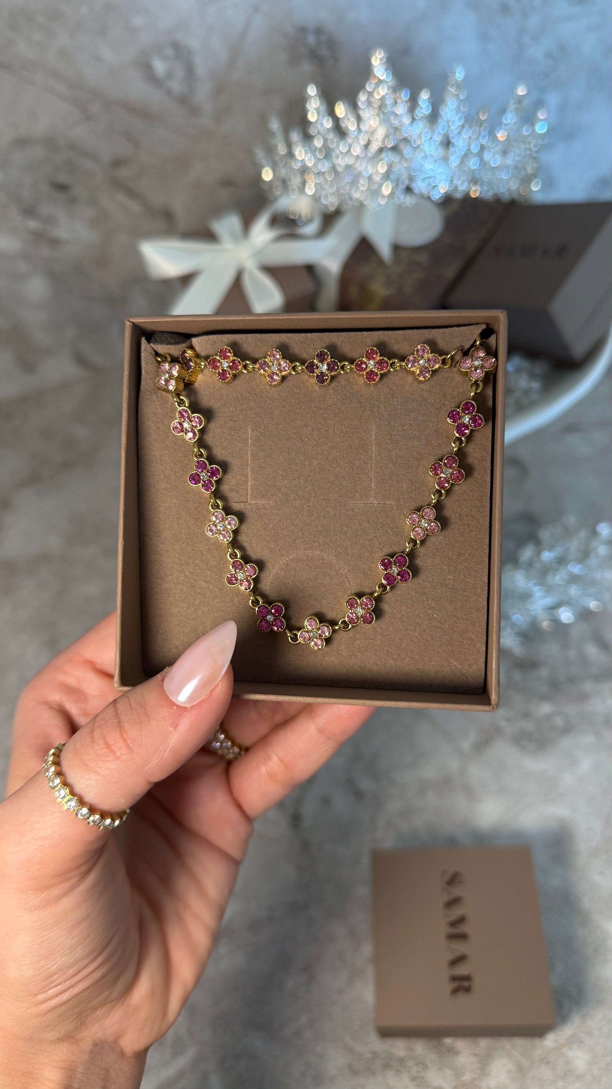 Parure LAYALI TRIO PINK 🌸